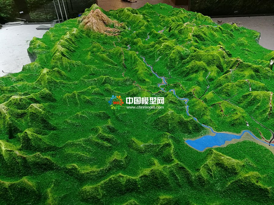 地形地貌山体沙盘模型