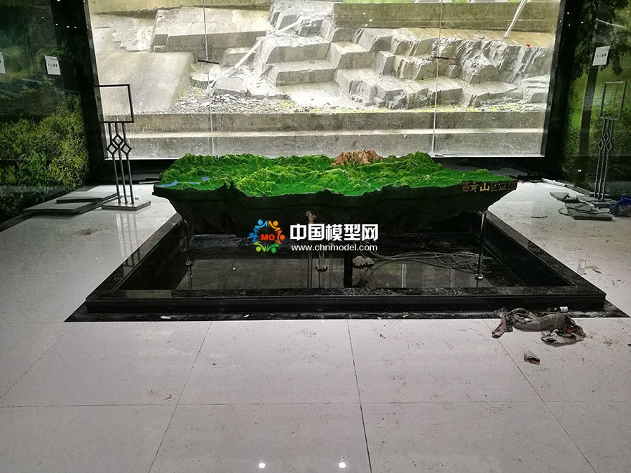 地形地貌山体沙盘模型
