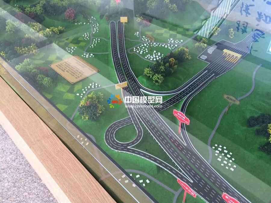绕城高速沙盘模型