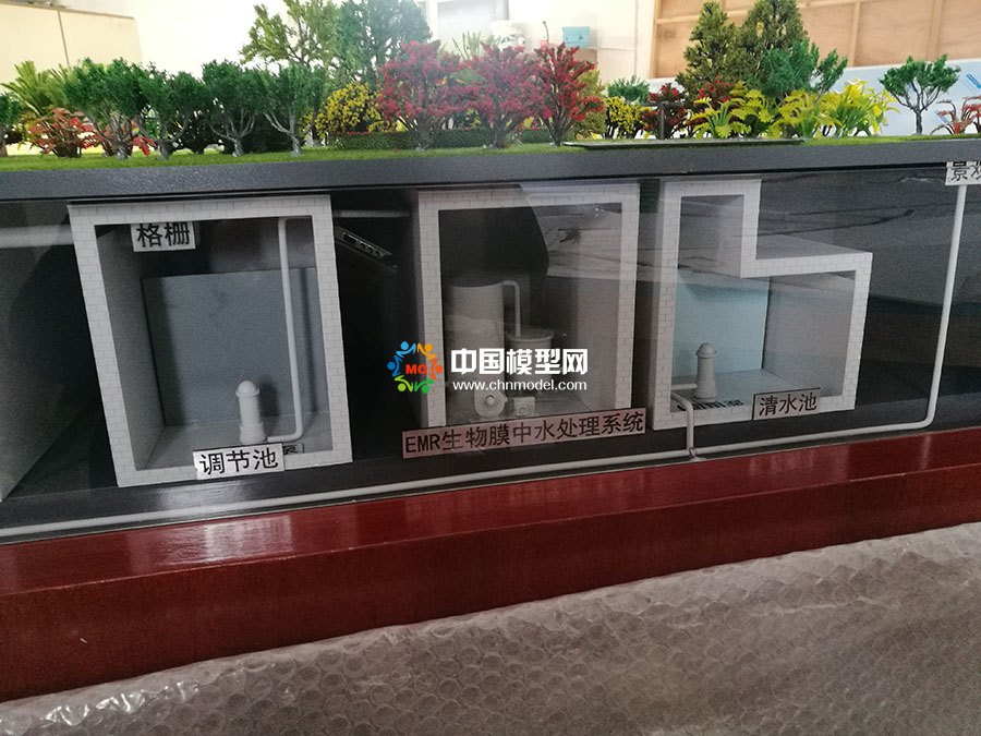 中水处理系统沙盘模型