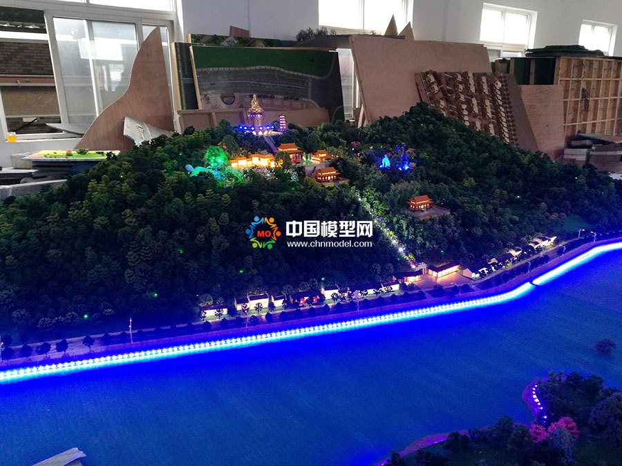 寺庙沙盘模型