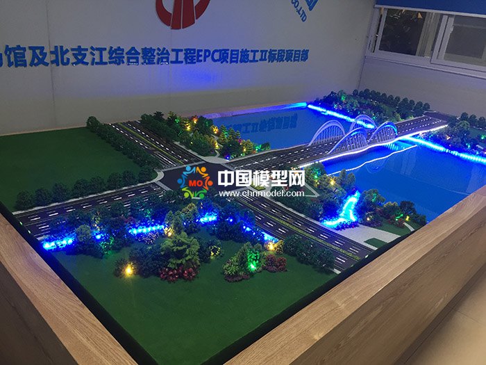 桥梁沙盘模型