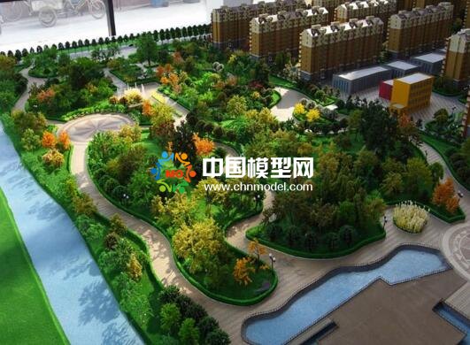 建筑模型与园林绿化是组成沙盘的2大部分
