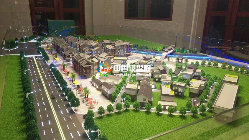 瑶族文化街沙盘模型
