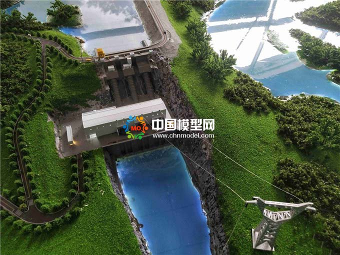 小型水电站沙盘模型