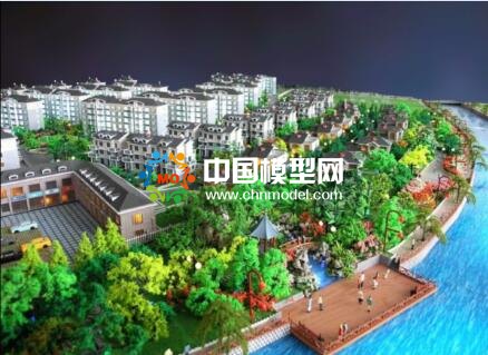 售楼处的楼盘模型河流景观的三种呈现方式
