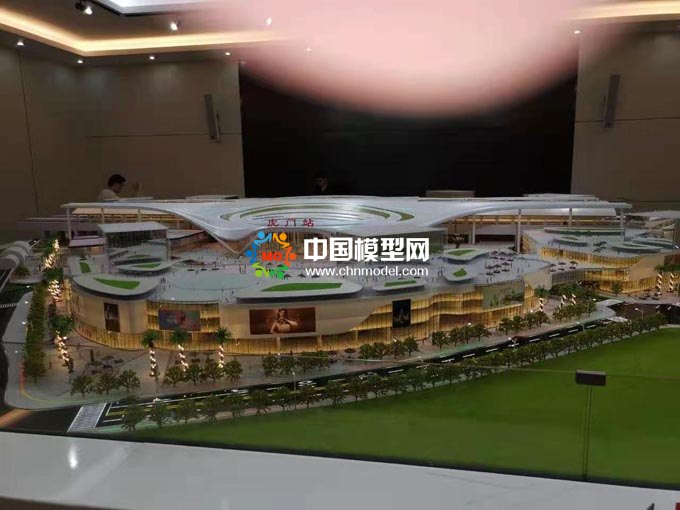 虎门高铁站沙盘模型