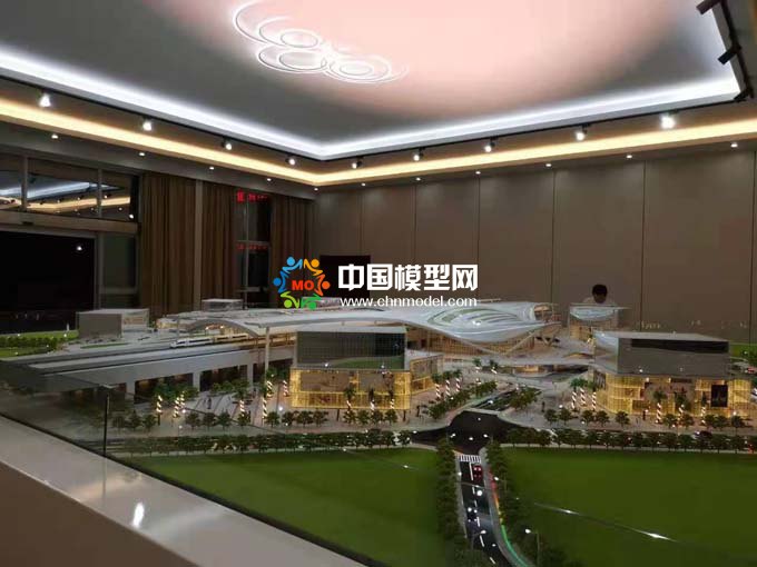 虎门高铁站沙盘模型