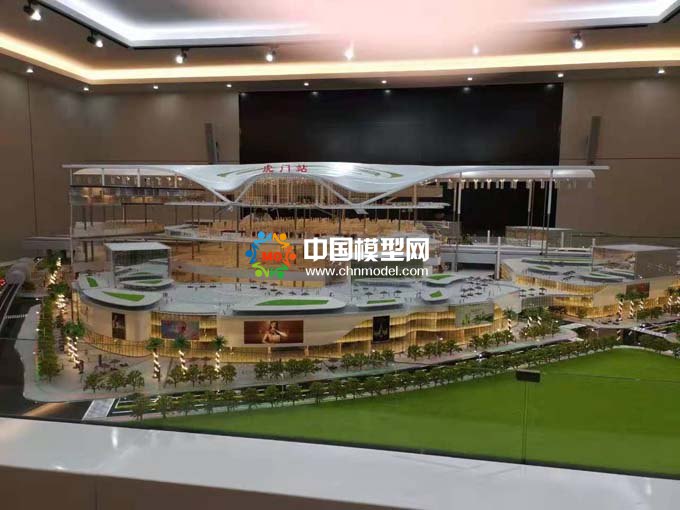 虎门高铁站沙盘模型