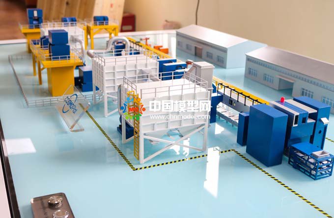 自动化产线沙盘模型
