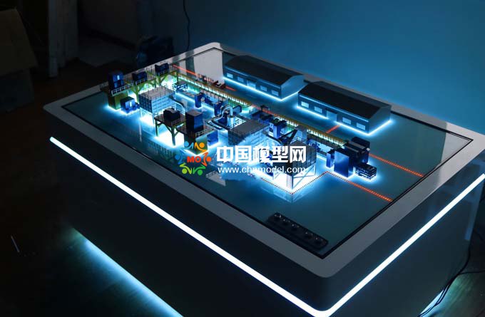 自动化产线沙盘模型
