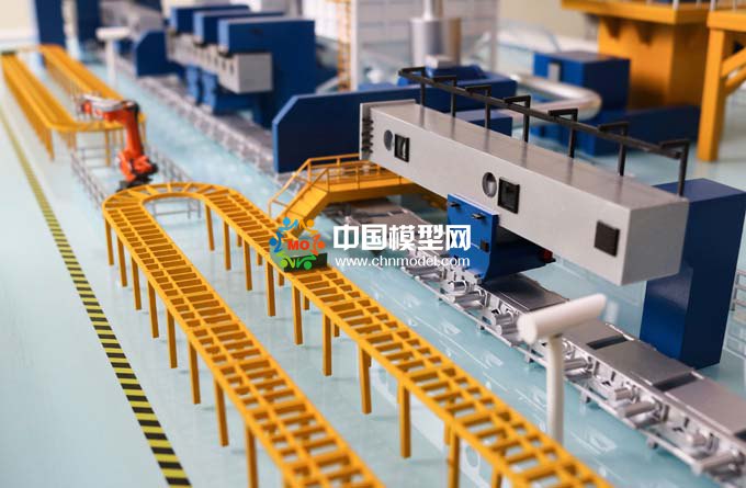 自动化产线沙盘模型
