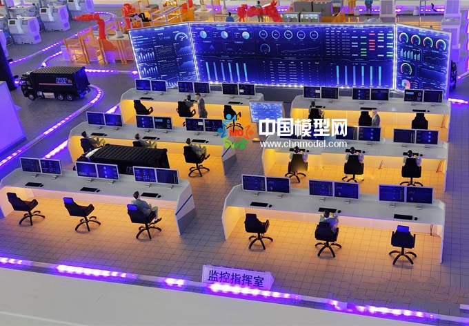广西智能制造促进中心沙盘模型