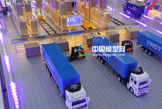 广西智能制造促进中心沙盘模型