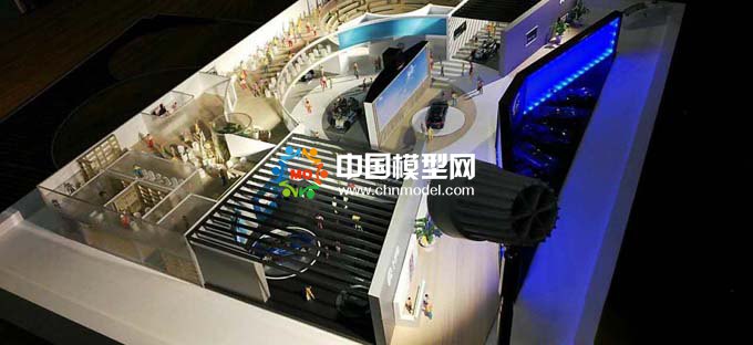 汽车展台模型,4S店沙盘