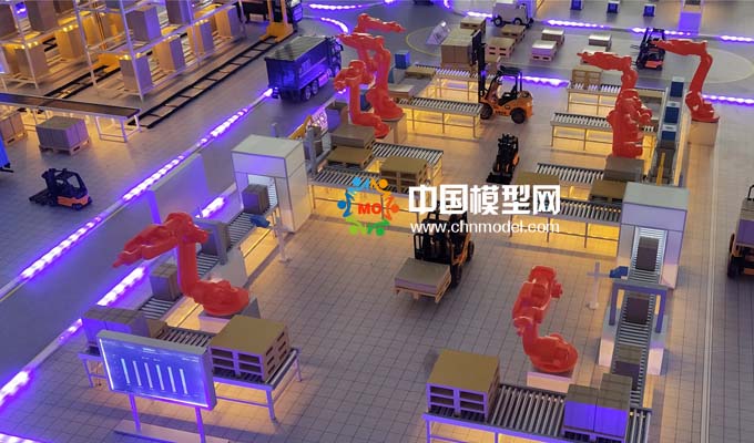 广西智能制造促进中心沙盘模型