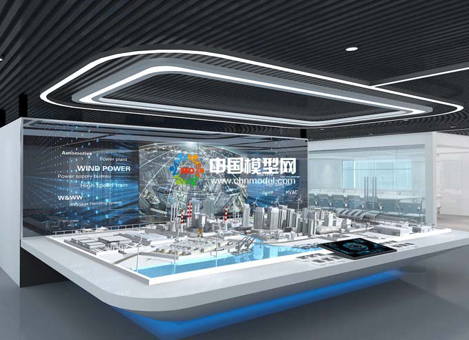 西门子能源城市沙盘模型