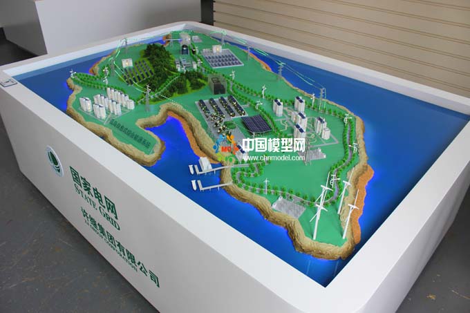 孤岛自愈分布式能源系统沙盘模型