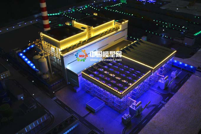 阿塔拉特油页岩电站沙盘模型