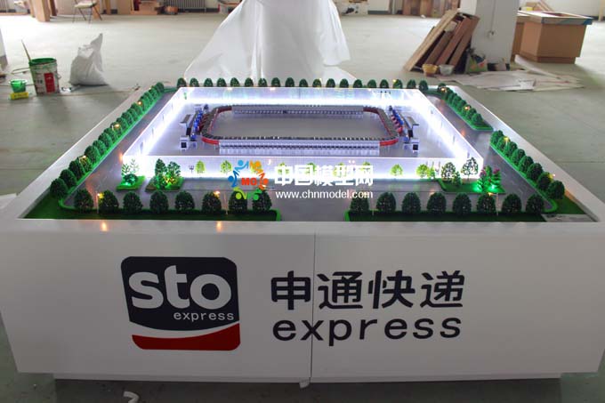 快递物流沙盘，智能分拣模型