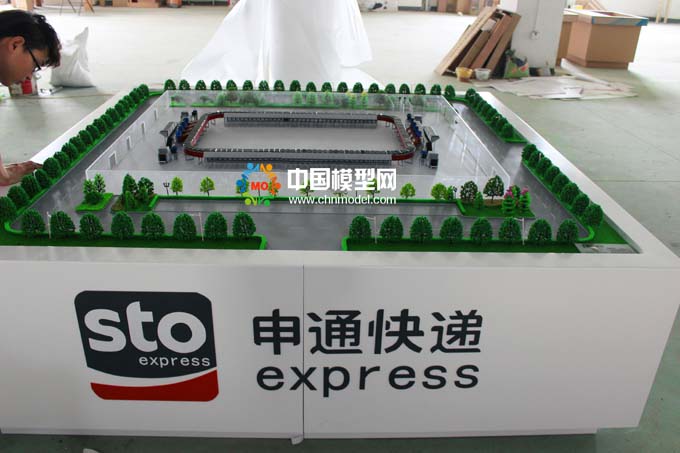 快递物流沙盘，智能分拣模型