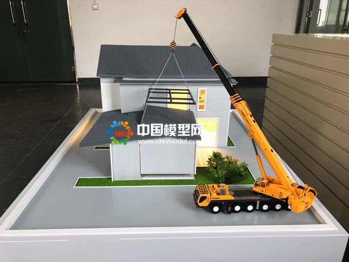 建筑装配式别墅模型