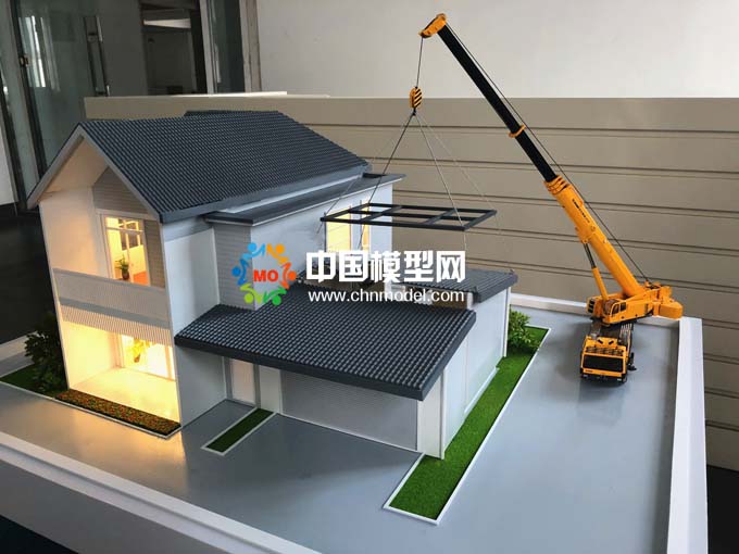 建筑装配式别墅模型