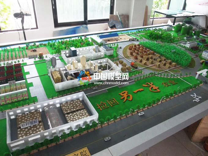 沼气站模型