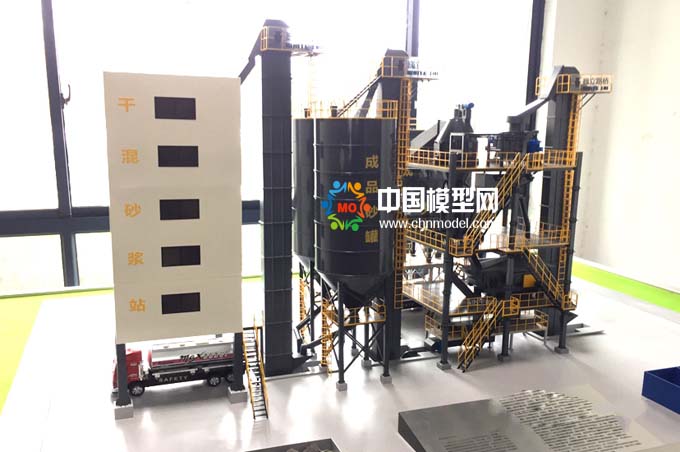 搅拌站模型应用于各种基础工程
