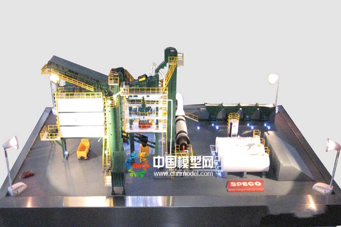 搅拌站模型应用于各种基础工程