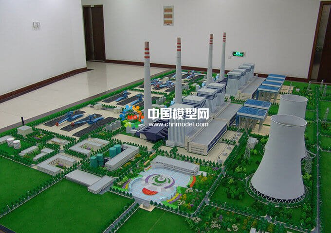 鲁能火电厂沙盘模型