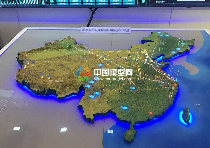 最新电网沙盘模型