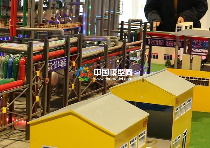 LNG液化调峰工厂沙盘模型