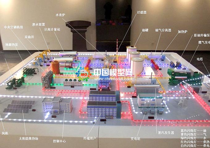 石油化工厂沙盘模型