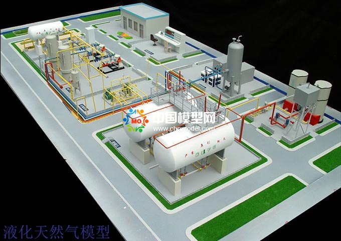 高压混气站模型