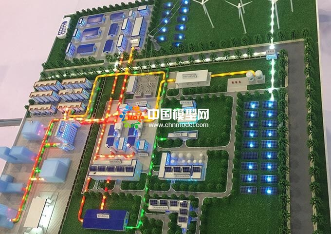 天然气分布式能源沙盘模型