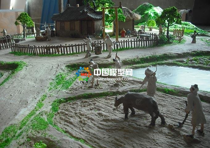 农作场景沙盘模型