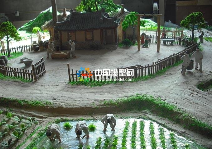 农作场景沙盘模型