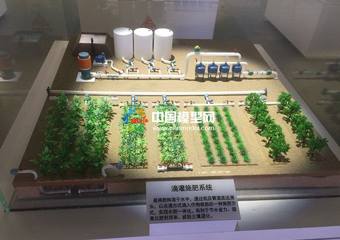 农业施肥沙盘模型，农业灌溉沙盘模型，植保机械模型