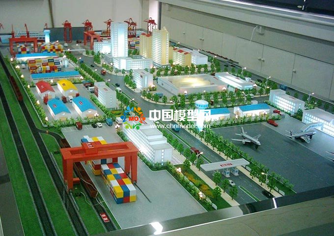 智慧物流园沙盘模型