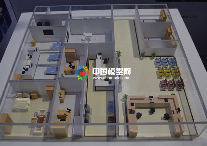医院功能区导视模型