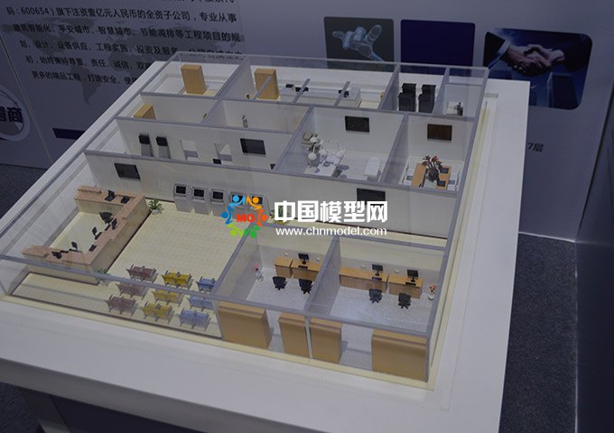 医院功能区导视模型
