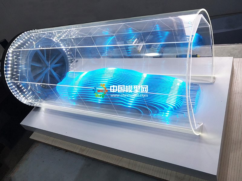汽车风洞测试实验模型