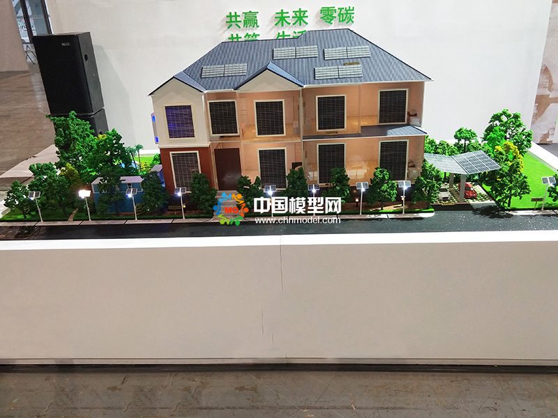 碳中和碳达峰沙盘模型，零碳光伏模型