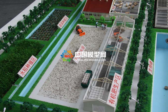 有机肥生产沙盘，生态循环污水处理沙盘模型