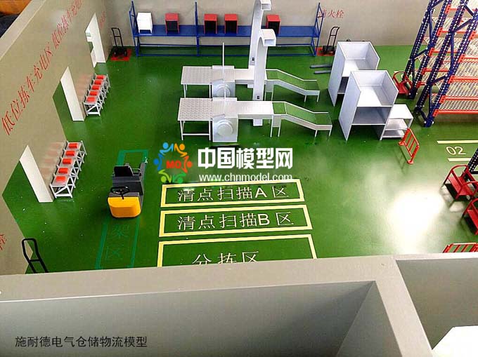 施耐德电气仓储物流沙盘模型