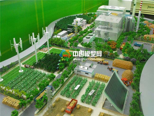生物质秸秆发电沙盘模型