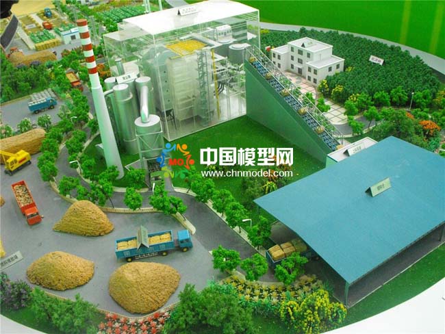 生物质秸秆发电沙盘模型