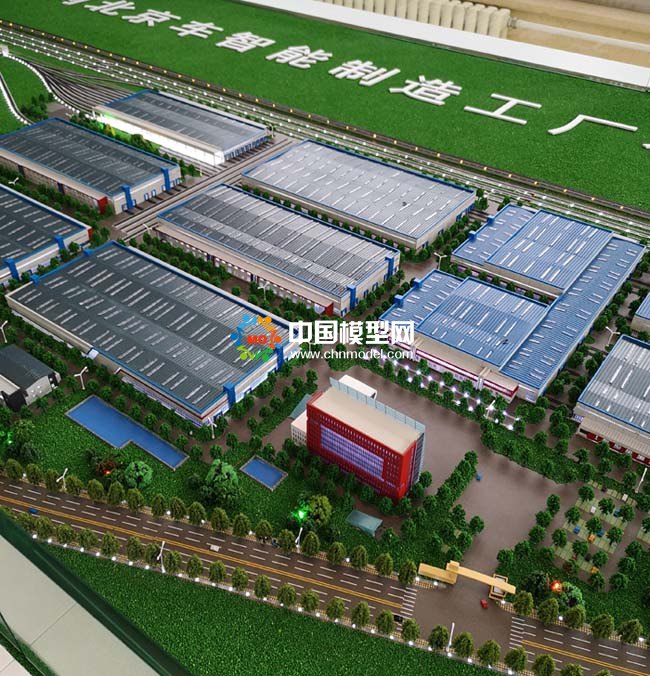 汽车智能制造工厂沙盘模型