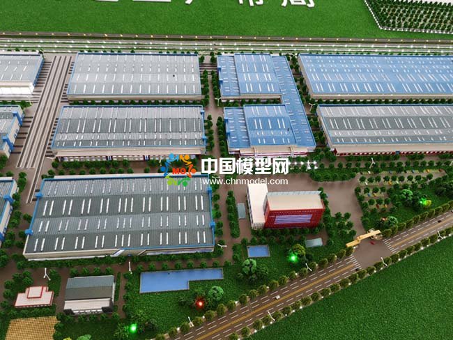 汽车智能制造工厂沙盘模型